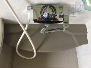 浴室蛇口清掃後