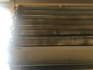 作業後のエアコン