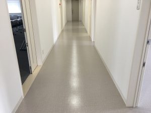 ワックス清掃後