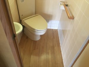 トイレクリーニング後